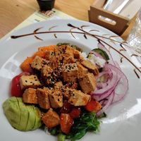 Tofu poké bowl at Mr Kale in Gran Canaria