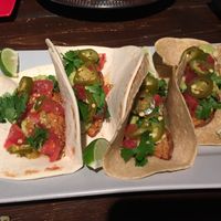 Veggie tacos at Afro Tacos in Yokohama