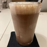 Chocolate soy milk, iced at LíngGǎn KāFēi 靈感咖啡 - MyDesy in Taipei