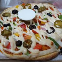 Keto pizza at Vegan Heat in Bangalore