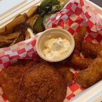 Sea Food platter! at The Reizod Vegan Experience in Columbia