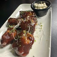 BBQ wings at The Reizod Vegan Experience in Columbia