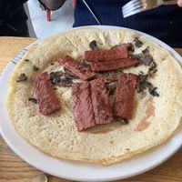 New Yorker w extra mushrooms   at The Pancake House - Center Parcs in Newark