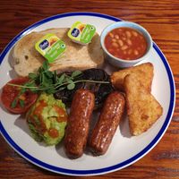 The vegan breakfast, Sports Cafe, Center Parcs Longleat #Veganuary at Sports Cafe - Center Parcs in Warminster