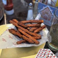 Sweet potato fries   at Sports Cafe - Center Parcs in Warminster