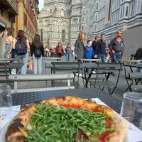 Pizza verdissima ai profumi dell'orto with vegan mozzarella at Mister Pizza - Duomo in Florence