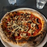 Vegan mushroom. Delicious at Mister Pizza - Duomo in Florence