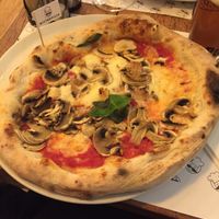 pizza funghi. at Mister Pizza - Duomo in Florence