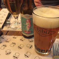 local beer! at Mister Pizza - Duomo in Florence