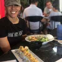 I-Vegan Roll & the Vegan mix-and-match combo dinner! at Blufin Sushi in Fresno
