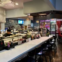 Sushi bar  at Blufin Sushi in Fresno