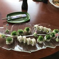 Veganlicious and avocado rolls at Blufin Sushi in Fresno
