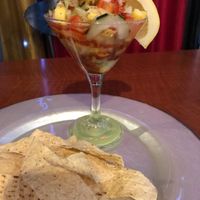 Vegetarian mangonada ceviche  at Blufin Sushi in Fresno