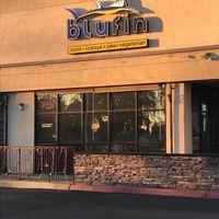 Entrance to bluefin at Blufin Sushi in Fresno