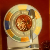 Lovely tomatoe gazpacho at Sarasate in Pamplona