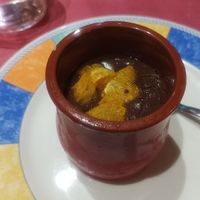 Natillas veganas de chocolate y naranja SG.V at Sarasate in Pamplona