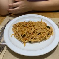 espaguetis boloñesa   at Sarasate in Pamplona