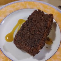 Pastel vegano #Veganuary at Sarasate in Pamplona