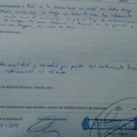 Hoja de reclamaciones at Sarasate in Pamplona