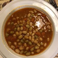 Judias pochas at Sarasate in Pamplona