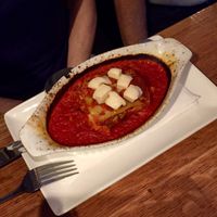 vegan lasagna. Don’t recommend it’s VERY small and not very good  at Il Fornello - Danforth Ave in Toronto