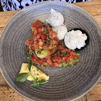 Smashed  Avo Bruschetta   at Cafe Fresq in Port Douglas