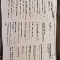 Food menu at Cafe Fresq in Port Douglas