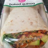Vegan baked quinoa wrap at Itsu - Wimbledon in South West London