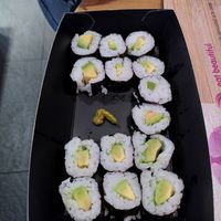 Sushi with avocado at Itsu in Oxford