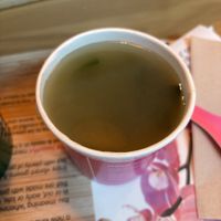 Miso soup   at Itsu in Oxford
