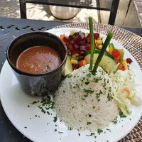 Veggie Bowl at Lulu Cafe in Dakar