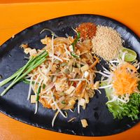 Pad thai  at Nourish Cafe in Bangkok