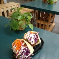 Best falafel pitas ever at Nourish Cafe in Bangkok