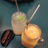 Smoothies and snykerz, so delicious at Nourish Cafe in Bangkok