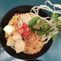 Lovely khao soy at Nourish Cafe in Bangkok