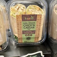 Hail Vegan Chick’n Caesar Wrap  at Kreation Organic Juicery - South in Manhattan Beach