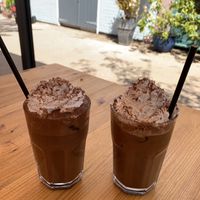 Iced mochas   at Vutie Beets in Letchworth