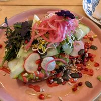 Avocado bread at YellowBird Coffee in Bremen