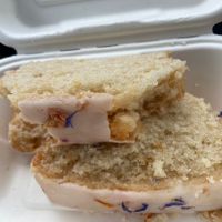 Vegan lemon cake   at West Coast Delicatessen in Ullapool