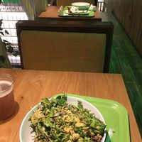 Salad up In the tree house  at Squirrel in South West London