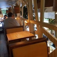 In the tree houss at Squirrel in South West London