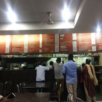 Counter at Apoorva's Sangeetha Veg Restaurant in Chennai