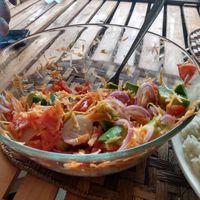 Yummi sallat  at Mlima Sayuni Art and Vegetarian Rastaurant in Dar Es Salaam