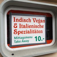 Ad at Amma Masala in Bern