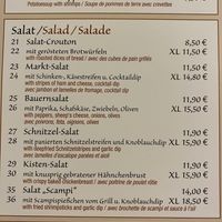 Salat  at Kartoffel Restaurant Kiste in Trier
