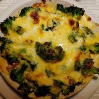 Vegan option with added broccoli at Kartoffel Restaurant Kiste in Trier