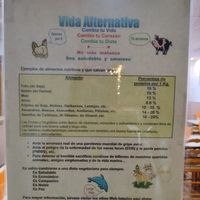 Cartelito de la puerta at The Nature Restaurant in Valencia