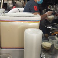 Famous Bean curd at Whampoa Soya Beancurd and Grass Jelly in Central Singapore