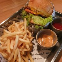 In and out burger  #Veganuary at Amongst Few in Dubai