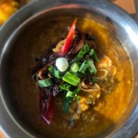 Tarka dahl as a main at The Rupee Room in Ayr